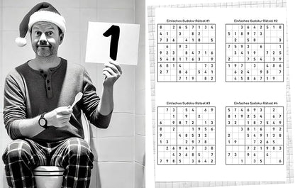 Kacken im Advent: 24 Rätsel für die Weihnachtszeit auf dem Klo | Adventskalender mit 24 verschiedenen Denksportaufgaben für besinnliche Momente auf der Toilette – Das perfekte Geschenk für Männer Taschenbuch