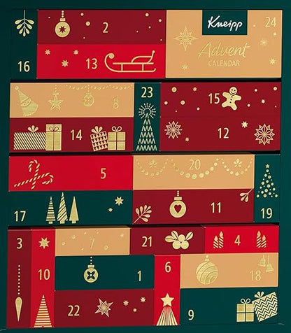 Kneipp Adventskalender 2024 - Hochwertiger Adventskalender mit 24 Beauty Überraschungen für den Wellness Moment - Für Dich selbst oder zum Verschenken