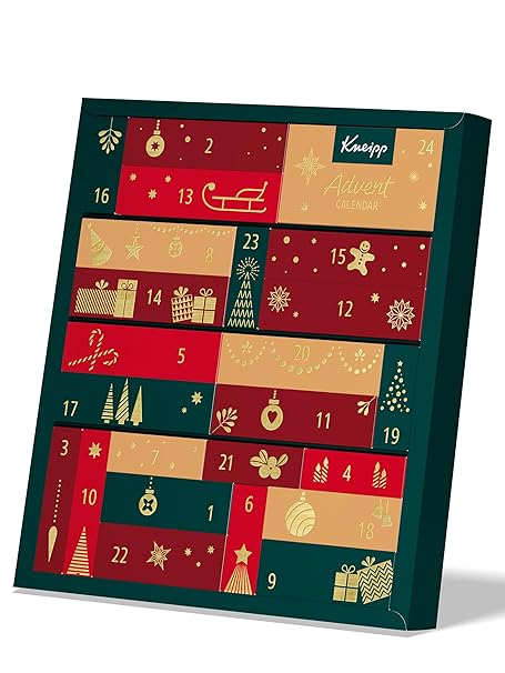 Kneipp Adventskalender 2024 - Hochwertiger Adventskalender mit 24 Beauty Überraschungen für den Wellness Moment - Für Dich selbst oder zum Verschenken