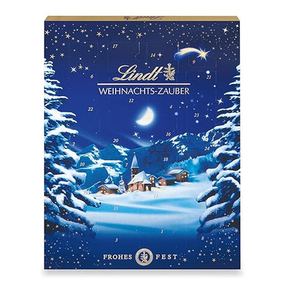 Lindt Schokolade Weihnachts-Zauber Adventskalender 2024 | 265 g | Milchschokolade und Weihnachtspralinen | Schokolade für die Weihnachtszeit | Schokoladen-Geschenk