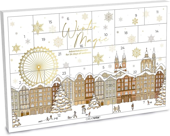 Adventskalender für Frauen - Wellness Edition 2024 | 24 hochwertige Beauty- und Wellness-Überraschungen | mit Naturkosmetik, Ölen und Dekoartikeln - Perfekt für die Vorweihnachtszeit