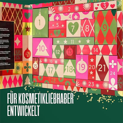 W7 Beauty Blast Adventskalender 2024-24 einzeln verpackte Makeup- und Kosmetik-Überraschungen für Weihnachten - frei von Tierversuchen, Weihnachtsgeschenke