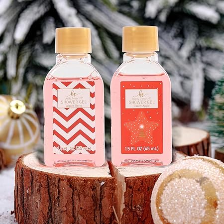 Body & Earth Adventskalender Weihnachtsgeschenke Geschenkset für Frauen 24tlg. Badesets für Frauen Geschenkbox mit Duftkerze, Badebomben, Weihnachtsdekoration, Weihnachts-Spa-Geschenkset für Mama