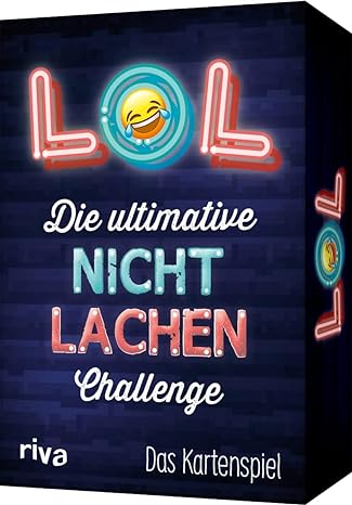 LOL – Die ultimative Nicht-lachen-Challenge: Das Kartenspiel. Mit den besten Witzen, Flachwitzen, Scherzfragen. Partyspiel für Kinder und Erwachsene. Ab 8 Jahren. Der Bestseller