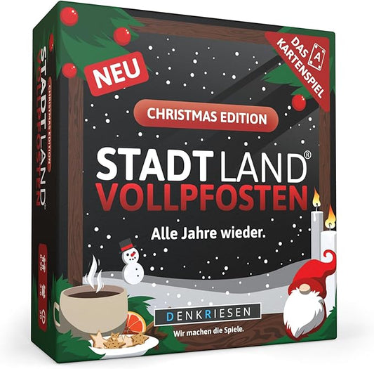 DENKRIESEN - Stadt Land VOLLPFOSTEN® - Das Kartenspiel - Christmas Edition - Alle Jahre Wieder.: Alle Jahre Wieder