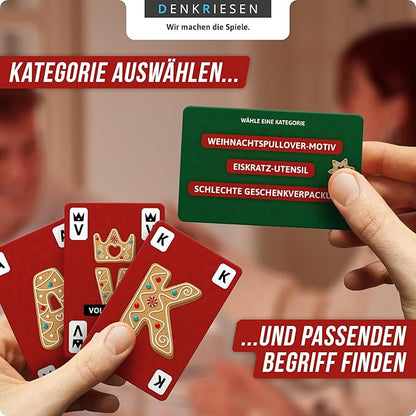 DENKRIESEN - Stadt Land VOLLPFOSTEN® - Das Kartenspiel - Christmas Edition - Alle Jahre Wieder.: Alle Jahre Wieder