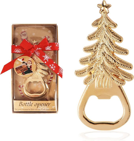 COLOFALLA Weihnachten Geschenke Flaschenöffner Weihnachten Hirsch Tannenbaum Bottle Opener Weihnachtsgeschenke Kronkorkenöffner für Männer Frauen Kollegen (Tannenbaum)