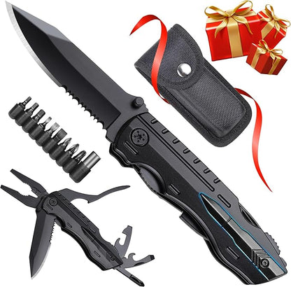 Geschenke für Männer Er Papa, Weihnachtsgeschenke für Männer, Outdoor Multitool Geschenke für Männer Papa Ehemann, Adventskalender Füllung für Weihnachten, Weihnachten Geburtstag Vatertag Geschenke