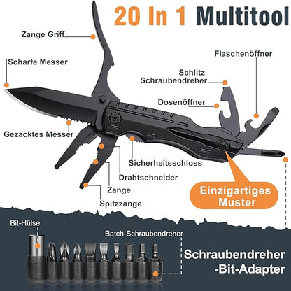 Geschenke für Männer Er Papa, Weihnachtsgeschenke für Männer, Outdoor Multitool Geschenke für Männer Papa Ehemann, Adventskalender Füllung für Weihnachten, Weihnachten Geburtstag Vatertag Geschenke