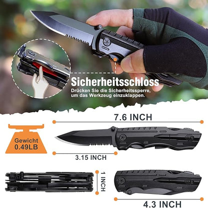 Geschenke für Männer Er Papa, Weihnachtsgeschenke für Männer, Outdoor Multitool Geschenke für Männer Papa Ehemann, Adventskalender Füllung für Weihnachten, Weihnachten Geburtstag Vatertag Geschenke