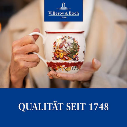 Villeroy & Boch – Toy'S Fantasy Jumbobecher, Weihnachten Tasse, Weihnachtstasse, Weihnachtsbecher, Becher Weihnachten, Kaffeebecher, Tasse Winter, Kaffeetasse, Wintertasse Kaffee, Premium Porzellan