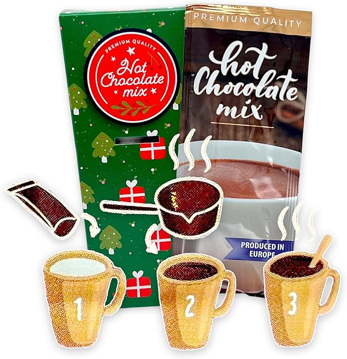 MIK funshopping Weihnachtstasse | Hochwertige Keramik-Tasse mit weihnachtlichem Design | Ideal für Heiß- & Kaltgetränke | Rentier 300ml mit Trinkschokolade