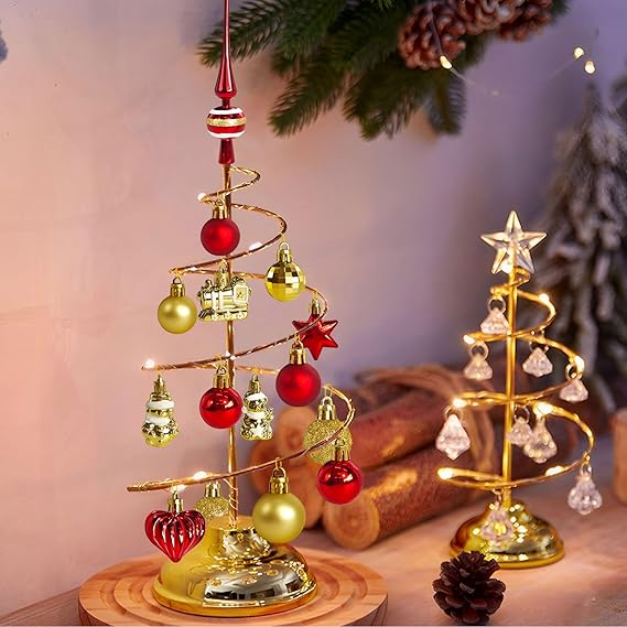 Kunststoff Rot Gold Kugeln Mini Weihnachten Weihnachtsdeko Tischdeko Tannenbaum Weihnachtsbaum Deko Ornamente