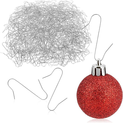 com-four® 150x Haken für Weihnachtsbaumschmuck - Schnellaufhänger Doppelhaken für Weihnachtsbaum-Deko - Christbaumkugel-Aufhänger, Baumhaken als Deko-Anhänger